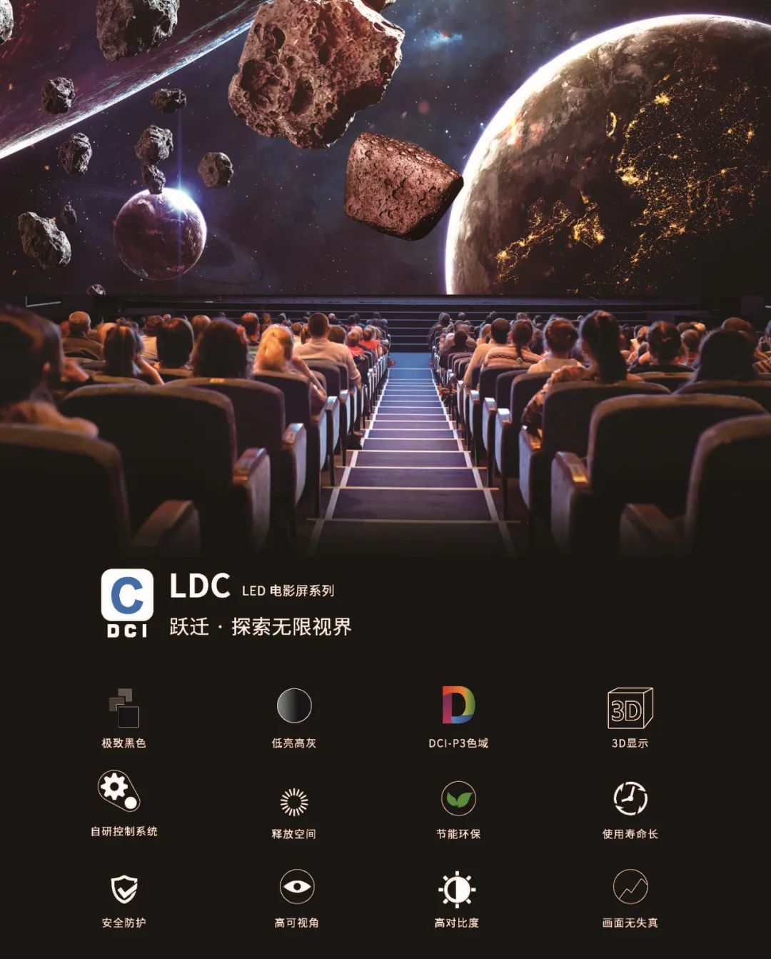 “自研+合作”全面开花，米兰milan,成业内LED电影屏通过DCI认证最多企业